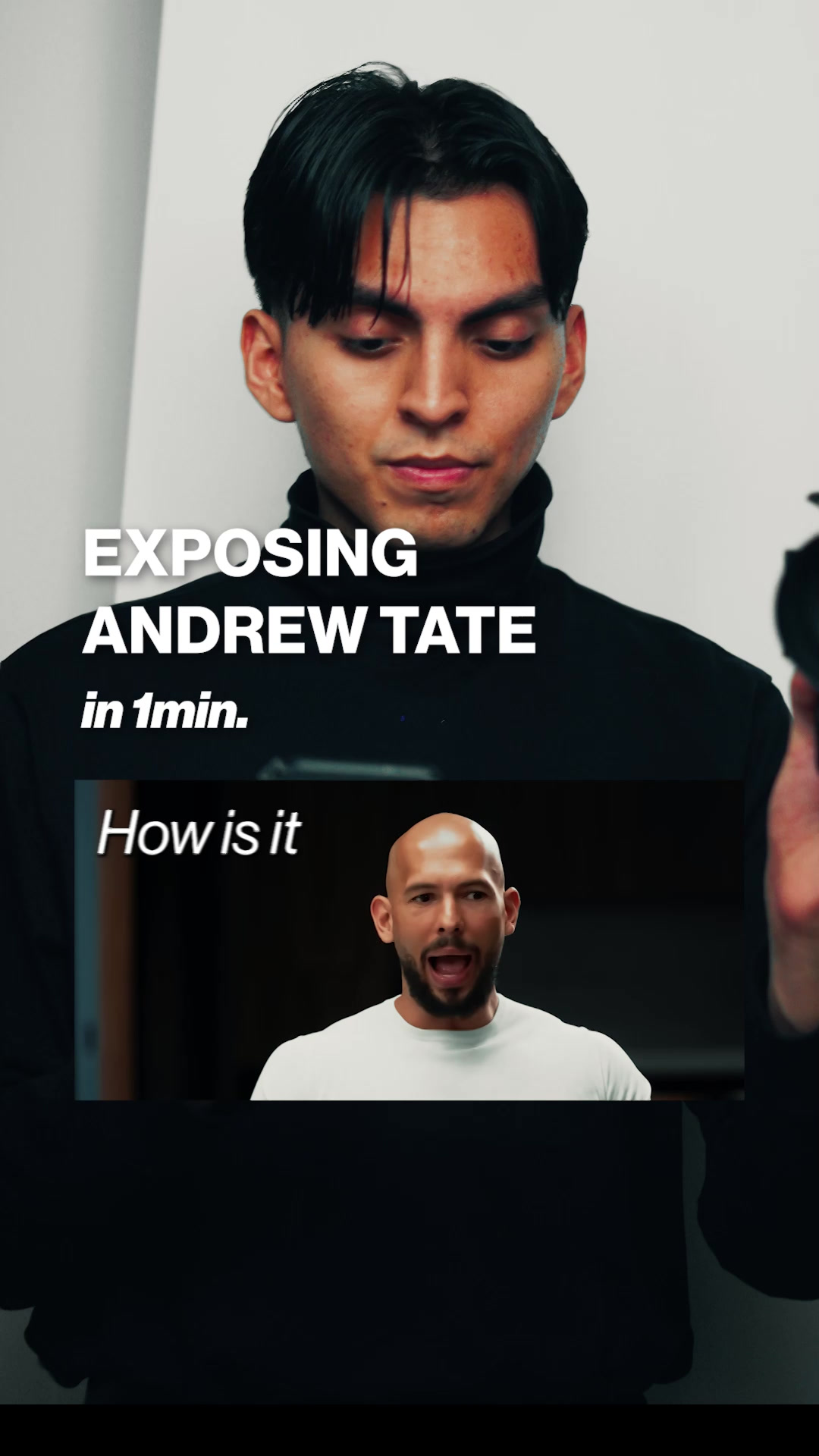 Exposing Andrew Tate in 1min.