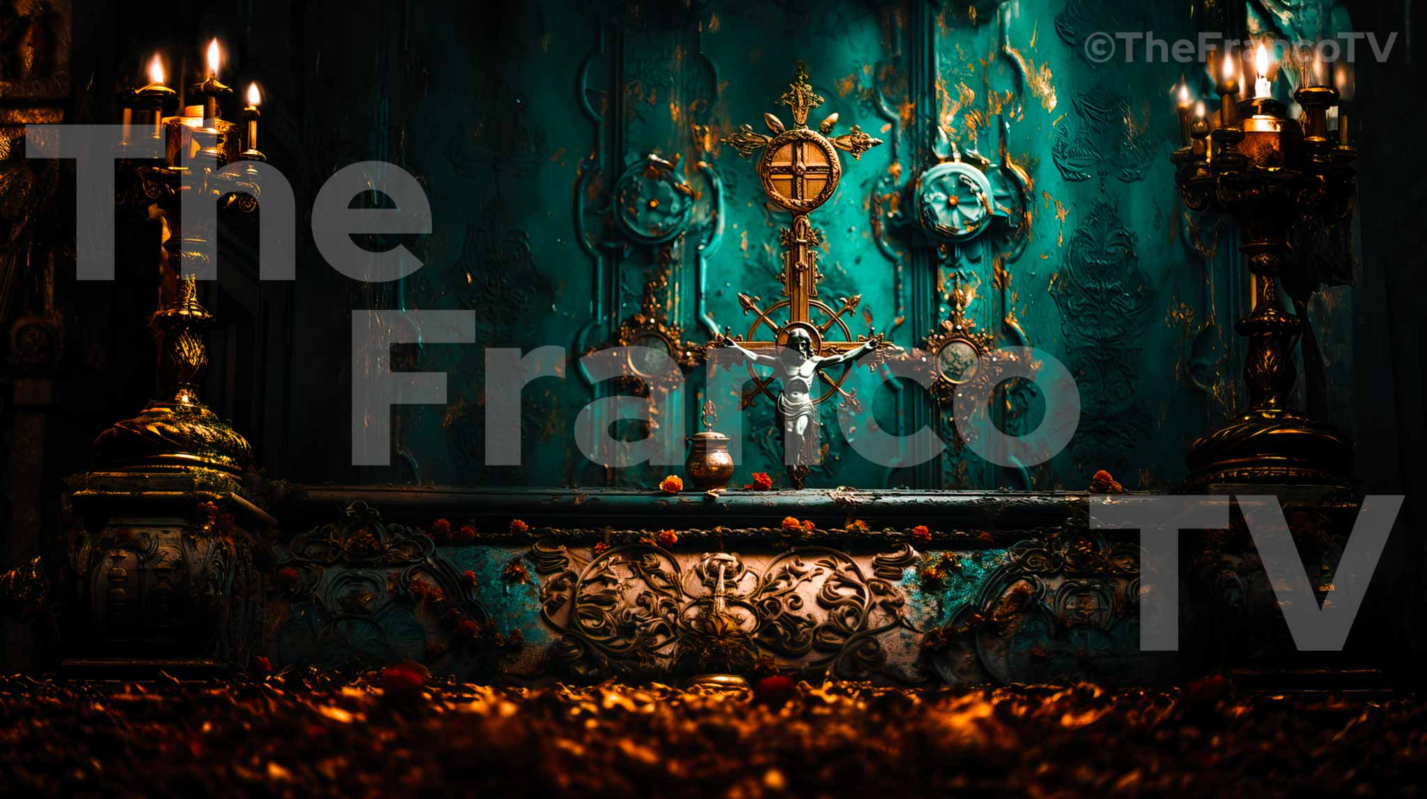 Ancient Catholic Altar 2